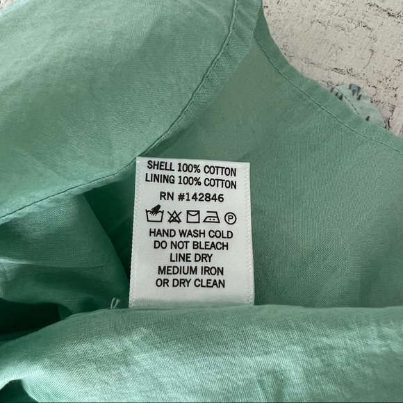 RHODE Daya dress in Jawahar Garden Mint Mini NEW - Picture 15 of 16